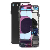 Apple iPhone SE (2nd Gen 2020) - Zadnje ohišje z majhnimi deli (Black)