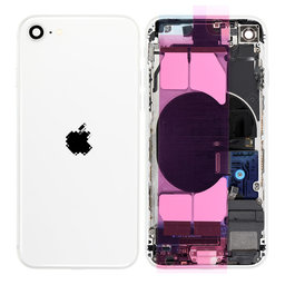 Apple iPhone SE (2nd Gen 2020) - Zadnje ohišje z majhnimi deli (White)