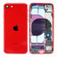 Apple iPhone SE (2nd Gen 2020) - Zadnje ohišje z majhnimi deli (Red)