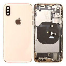 Apple iPhone XS - Zadnje ohišje z majhnimi deli (Gold)