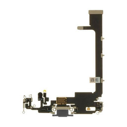Apple iPhone 11 Pro Max - konektor za polnjenje (brez IC polnjenja) + Flex kabel (Space Grey)
