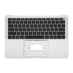 Apple MacBook Air 13" A1932 (2018 - 2019) - Zgornji okvir tipkovnice + tipkovnica US (Silver)