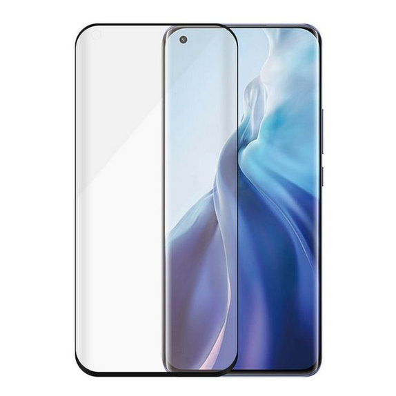PanzerGlass - Kaljeno Steklo Case Friendly AB za Xiaomi Mi 11, Mi 11 Ultra, črn