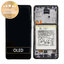 Samsung Galaxy A52s 5G A528B - LCD zaslon + steklo na dotik + okvir + baterija (Awesome White) - GH82-26912D, GH82-26909D Genuine Service Pack