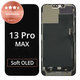 Zaslon za iPhone 13 Pro Max, Steklo na dotik z okvirjem, Refurbished