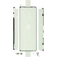 Samsung Galaxy Z Fold 3 F926B - Set lepilnega lepila A - GH82-26476A Genuine Service Pack