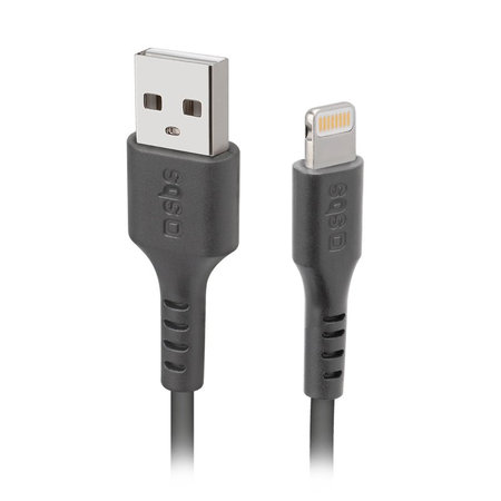 SBS - Lightning / USB kabel (1m), črn