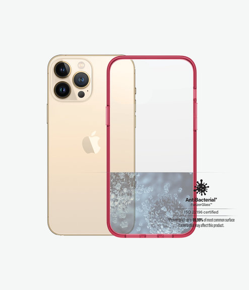 PanzerGlass - Ovitek ClearCaseColor AB za iPhone 13 Pro Max, strawberry