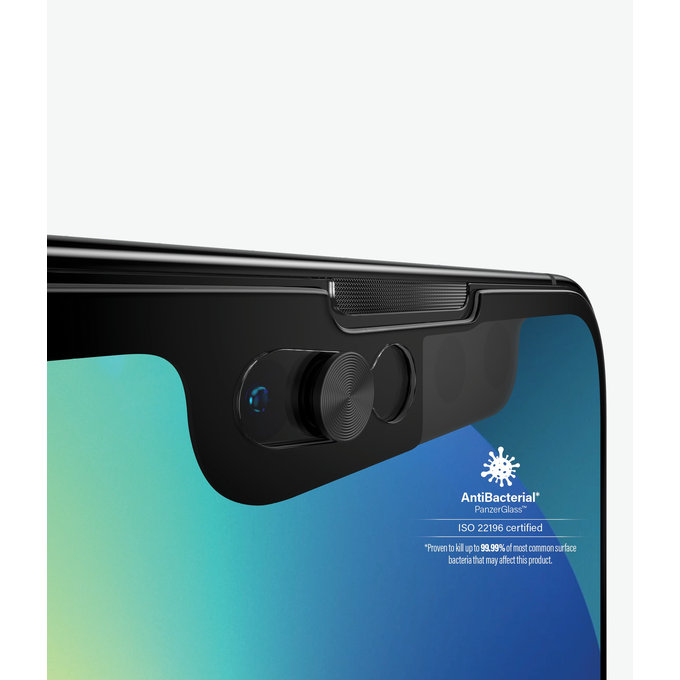 PanzerGlass - Kaljeno Steklo Case Friendly CamSlider AB za iPhone 13, 13 Pro in 14, črn