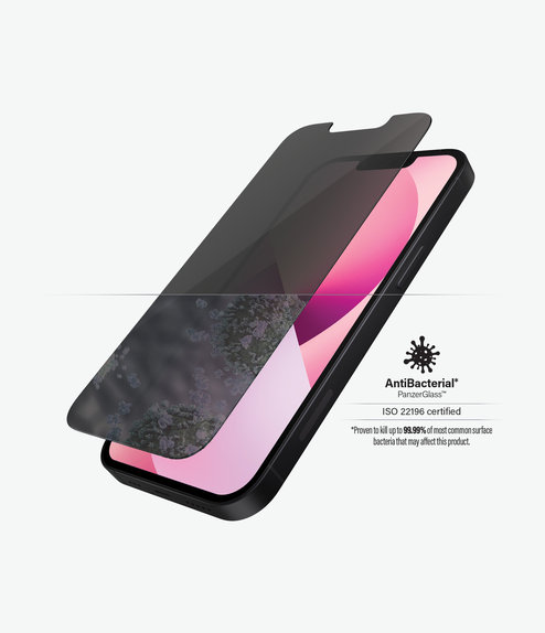 PanzerGlass - Kaljeno Steklo Standard Fit Privacy AB za iPhone 13 mini, transparent