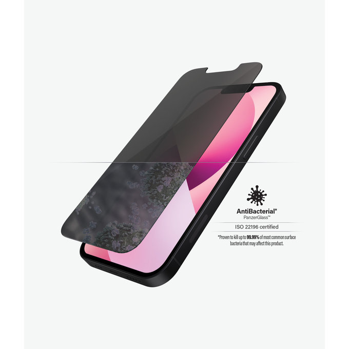 PanzerGlass - Kaljeno Steklo Standard Fit Privacy AB za iPhone 13 mini, transparent
