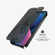 PanzerGlass - Kaljeno Steklo Case Friendly Privacy AB za iPhone 13, 13 Pro in 14, črn