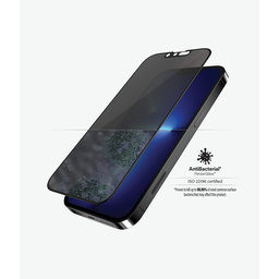 PanzerGlass - Kaljeno Steklo Case Friendly Privacy AB za iPhone 13 Pro Max in 14 Plus, črn