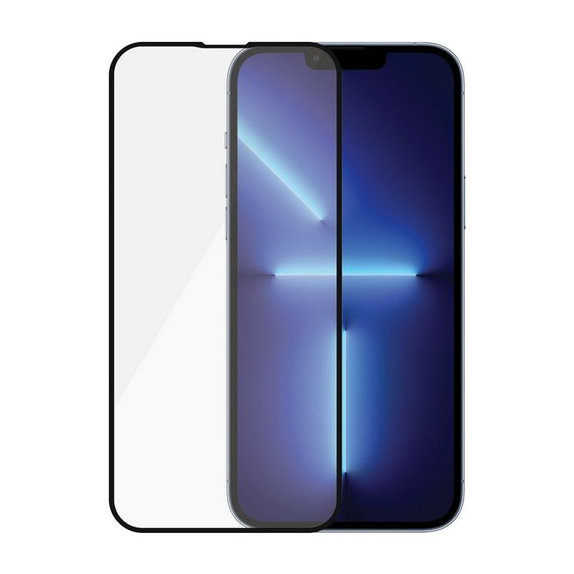 PanzerGlass - Kaljeno Steklo Case Friendly AB za iPhone 13 Pro Max in 14 Plus, črn