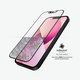 PanzerGlass - Kaljeno Steklo Case Friendly Anti-Bluelight AB za iPhone 13 mini, črn