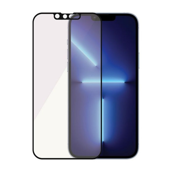 PanzerGlass - Kaljeno Steklo Case Friendly Anti-Bluelight AB za iPhone 13 Pro Max in 14 Plus, črn