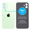 Apple iPhone 12 Mini - Steklo zadnjega ohišja s povečano luknjo za kamero (Green)