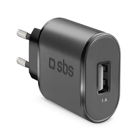SBS - 5W USB polnilec, črn