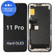 Zaslon Hard OLED za iPhone 11 Pro, Steklo na dotik z okvirjem, FixPremium