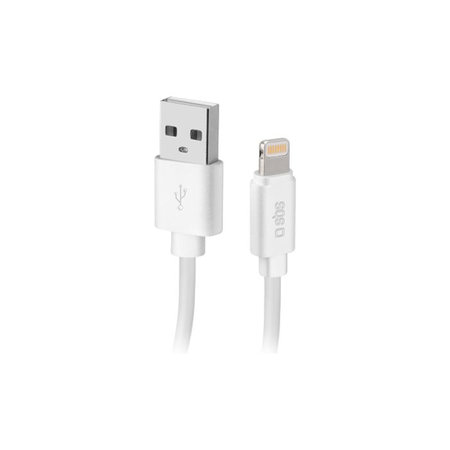 SBS - Lightning / USB kabel (1m), bel