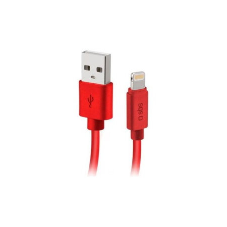 SBS - Lightning / USB kabel (1m), rdeč
