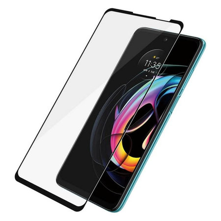 PanzerGlass - tempered Glass Case Friendly za Motorola Edge 20 Lite, črna