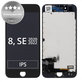 Apple iPhone 8, SE (2020), SE (2022) - LCD zaslon + steklo na dotik + okvir (Black) Refurbished PRO