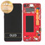 Samsung Galaxy S10 G973F - LCD zaslon + steklo na dotik + okvir (Red) - GH82-18850H Genuine Service Pack
