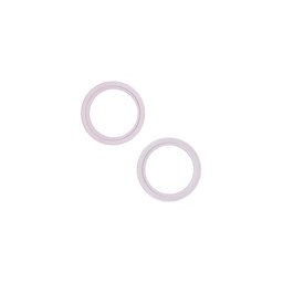 Apple iPhone 13, 13 Mini - Stekleni okvir zadnje kamere (Pink) - 2 kosa