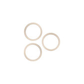 Apple iPhone 13 Pro, 13 Pro Max - Stekleni okvir zadnje kamere (Gold) - 3 kosi