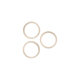Apple iPhone 13 Pro, 13 Pro Max - Stekleni okvir zadnje kamere (Gold) - 3 kosi