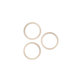 Apple iPhone 13 Pro, 13 Pro Max - Stekleni okvir zadnje kamere (Gold) - 3 kosi
