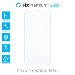 FixPremium Glass - Kaljeno Steklo za iPhone 13 Pro Max in 14 Plus