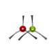 Ecovacs Deebot N-series, T-series, Ozmo-series, X-series - Stranska krtača (2 kosa)