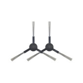 Xiaomi Mi Robot Vacuum Mop Pro (P), 2S, Viomi V2 Pro, V3, SE - Stranska krtača (črna) - 2 kosa