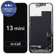 Zaslon In-Cell FHD za iPhone 13 Mini, Steklo na dotik z okvirjem, FixPremium