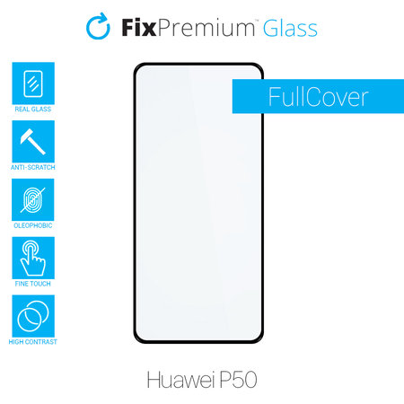 FixPremium FullCover Glass - Kaljeno Steklo za Huawei P50
