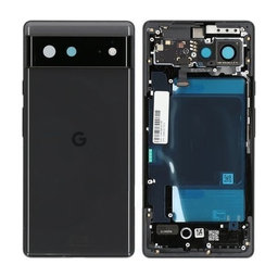 Google Pixel 6 - zadnje ohišje (Stormy Black) - G949-00178-01 Genuine Service Pack