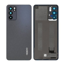 Oppo Reno 6 Pro - Pokrov baterije (Stellar Black) - 4907797 Genuine Service Pack