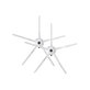 Xiaomi Roborock S4, S5 Max, S6, S6 MaxV, S6 Pure, S7, S7+, S7 MaxV, S7 Pro Ultra, Q7, Q7+, Q7 Max, Q7 Max+, T7S Plus , E4, E5, T4, T6, Xiaowa E3 - Stranska krtača (Bela) - 2 kosa