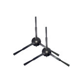 Xiaomi Mi Robot Vacuum Mop-series, Roborock-series, Xiaowa-series - Stranska krtača (Črna) - 2 kosa