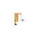 Samsung Galaxy A13 A135F - Senzor prstnih odtisov + Flex kabel (White) - GH96-15035D Genuine Service Pack