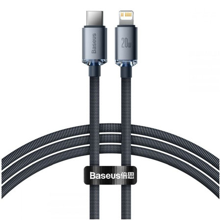 Baseus - Kabel Lightning / USB-C (1,2 m), črna