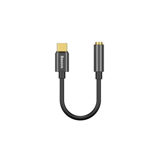 Baseus - Adapter USB-C / 3.5mm Jack, črna