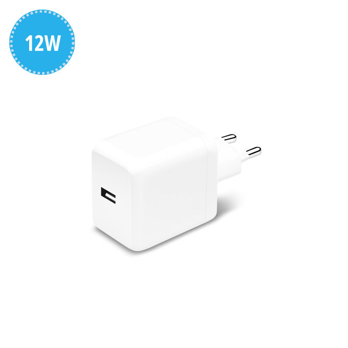 USB-A polnilni adapter, 12W, združljiv z Apple
