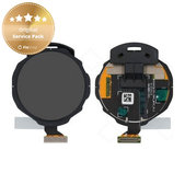 Samsung Galaxy Watch 4 Classic 46mm R895 - LCD zaslon + steklo na dotik + okvir (črna) - GH96-14426A Genuine Service Pack