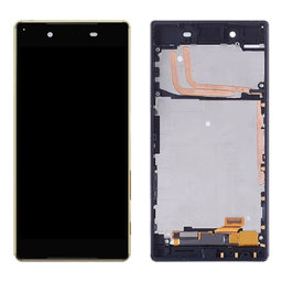 Sony Xperia Z5 E6653 - LCD zaslon + steklo na dotik + okvir (Black) TFT