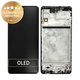 Samsung Galaxy M53 5G M536B - LCD zaslon + steklo na dotik + okvir (Black) - GH82-28812A, GH82-28895A Genuine Service Pack