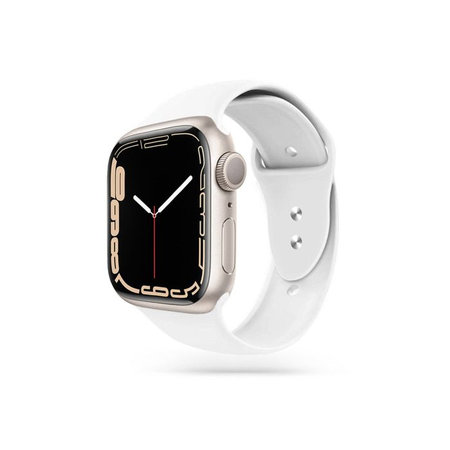 Tech-Protect - Iconband pašček za Apple Watch 4, 5, 6, 7, SE (42, 44, 45mm), bel
