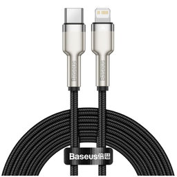 Baseus - Lightning / USB-C Kabel (2m), črna